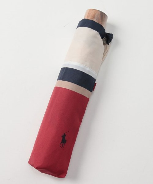 POLO RALPH LAUREN(umbrella)(ポロラルフローレン（傘）)/折りたたみ傘　マルチボーダー/img02