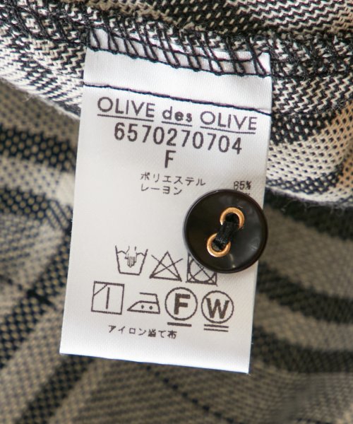 OLIVE des OLIVE(オリーブデオリーブ)/グレン抜き衿共ベルト付きワンピース/img29