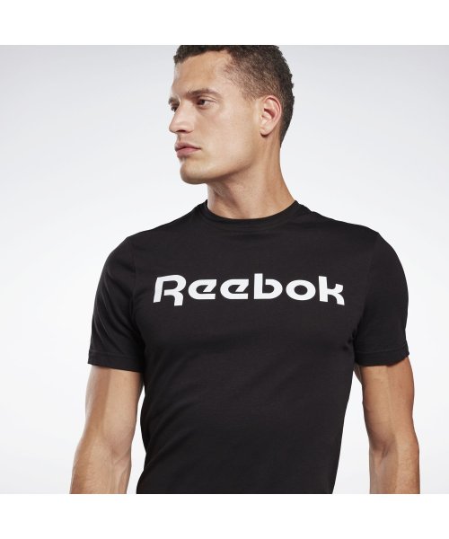 Reebok(Reebok)/グラフィック シリーズ リニア ロゴ Tシャツ / Graphic Series Linear Logo Tee/img03