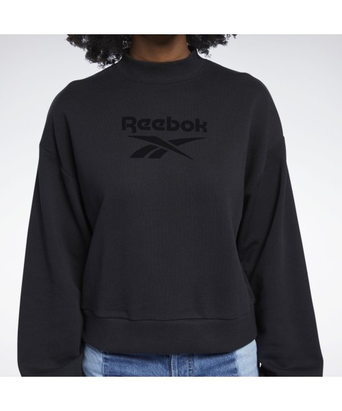 Reebok(Reebok)/クラシックス モックネック クルー スウェットシャツ / Classics Mock Neck Crew Sweatshirt/img03