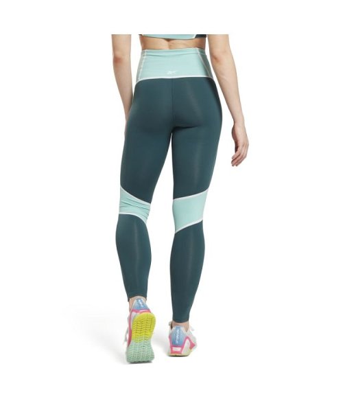 Reebok(リーボック)/Lux ハイライズウエスト カラーブロック タイツ / Lux High－Waisted Colorblock Tights/img03