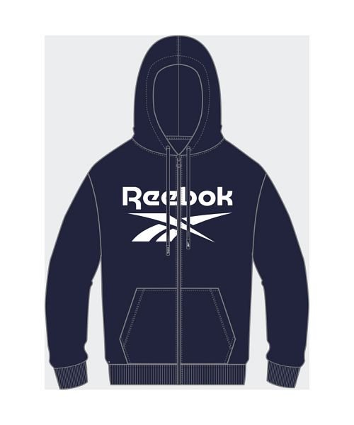 Reebok(Reebok)/トレーニング エッセンシャルズ ビッグ ロゴ フルジップ フーディー / Training Essentials Big Logo Full－Z/img06