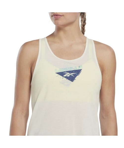 Reebok(Reebok)/Les Mills スーパープレミアム グラフィック タンク トップ / Les Mills Supremium Graphic Tank To/img04