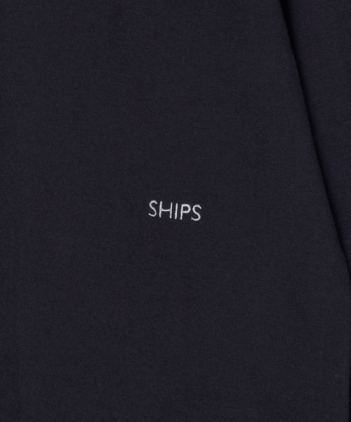 SHIPS MEN(シップス　メン)/*SHIPS: ワンポイント マイクロ SHIPSロゴ ロングスリーブ Tシャツ (ロンT)/img64