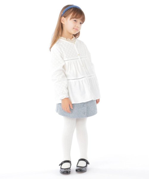 SHIPS KIDS(シップスキッズ)/SHIPS KIDS:100～130cm / ツイード ラップ キュロット/img04