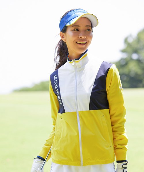 le coq sportif GOLF (ルコックスポルティフ（ゴルフ）)/カラーブロックストレッチブルゾン(はっ水/ストレッチ)【アウトレット】/img02