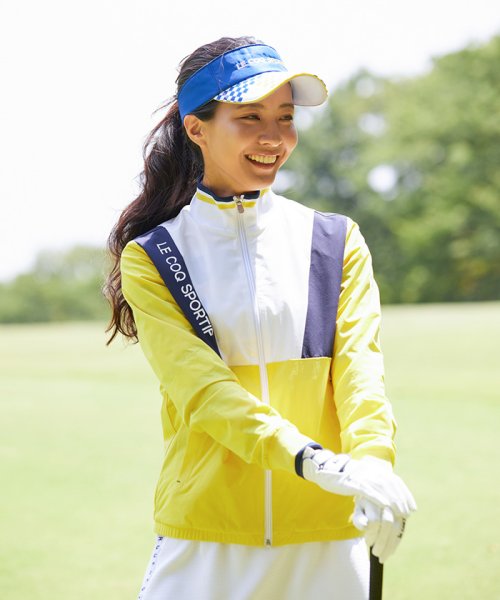 le coq sportif GOLF (ルコックスポルティフ（ゴルフ）)/カラーブロックストレッチブルゾン(はっ水/ストレッチ)【アウトレット】/img04