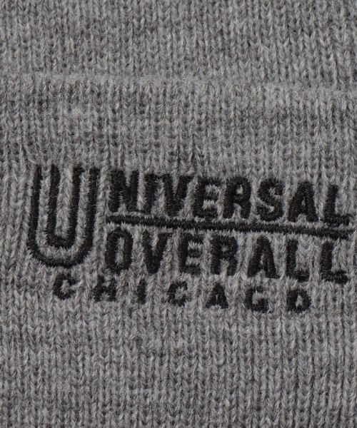 UUNIVERSAL　OVERALL(UUNIVERSAL　OVERALL)/【UNIVERSAL OVERALL】 ユニバーサルオーバーオール ミドル ニット帽/アメカジ/ベーシック/ワンポイント/ニットキャップ/img02