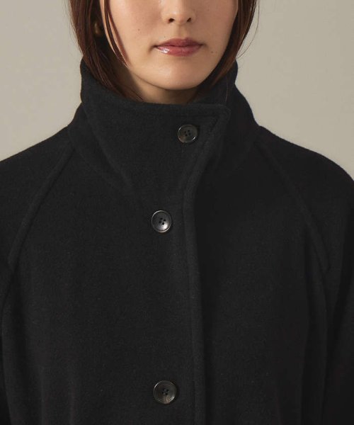 スタンドカラーコート 