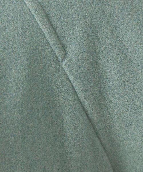 スタンドカラーコート 