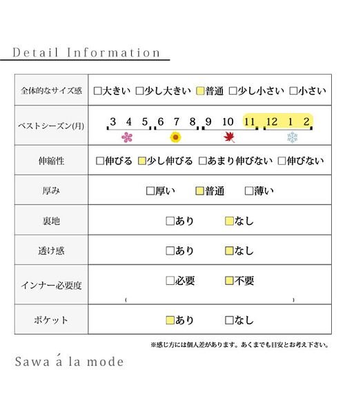 Sawa a la mode(サワアラモード)/バラ模様浮き立つ大人シック花柄コート/img25