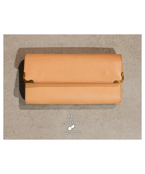 メイドバイクラフトマン×クランプ 長財布 メンズ ロングウォレット ブッテーロ レザー 本革 日本製 MADE BY CRAFTSMAN MBC－B201 BY CRAFTSMAN MADE Cramp を使用