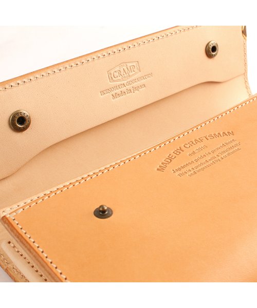 メイドバイクラフトマン×クランプ 長財布 メンズ ロングウォレット ブッテーロ レザー 本革 日本製 MADE BY CRAFTSMAN MBC－B201 BY CRAFTSMAN MADE Cramp を使用