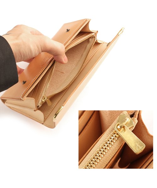 メイドバイクラフトマン×クランプ 長財布 メンズ ロングウォレット ブッテーロ レザー 本革 日本製 MADE BY CRAFTSMAN MBC－B201 BY CRAFTSMAN MADE Cramp を使用