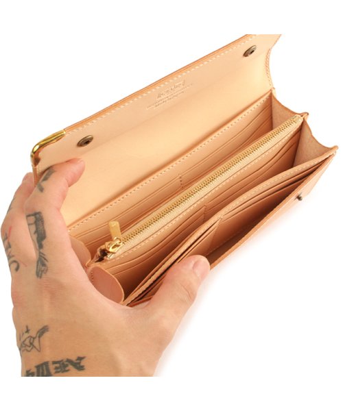 メイドバイクラフトマン×クランプ 長財布 メンズ ロングウォレット ブッテーロ レザー 本革 日本製 MADE BY CRAFTSMAN MBC－B201 BY CRAFTSMAN MADE Cramp を使用