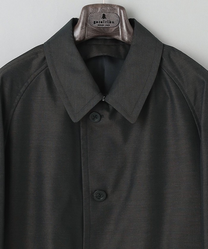 山栄毛織】コットンモヘア ラグラン コート(504983773)｜HANKYU MEN'S