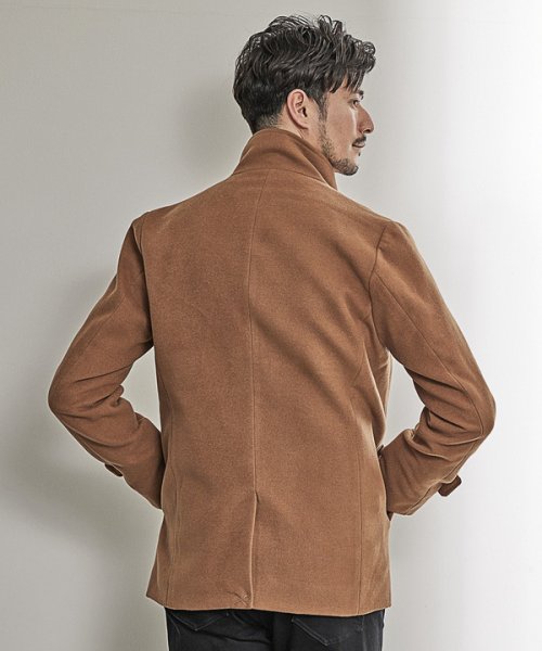 【EFFORTLESS】中空糸メルトンスタンドカラーブルゾン  KUE1403074168(10725円)