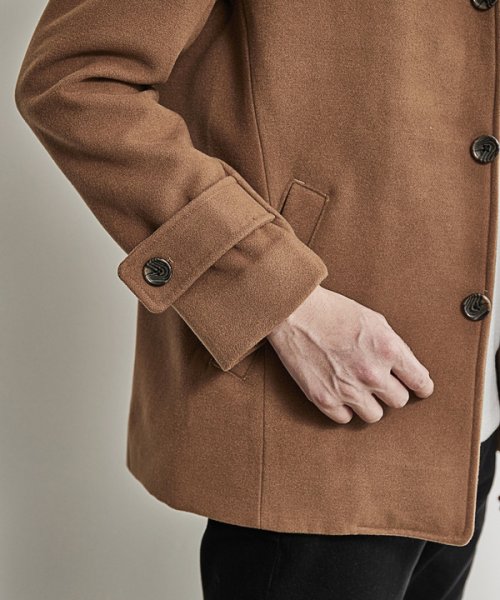 【EFFORTLESS】中空糸メルトンスタンドカラーブルゾン  KUE1403074168(10725円)