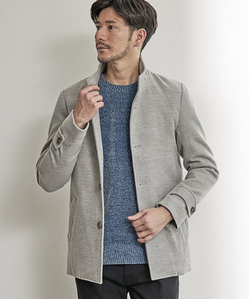 【EFFORTLESS】中空糸メルトンスタンドカラーブルゾン  KUE1403074168(10725円)