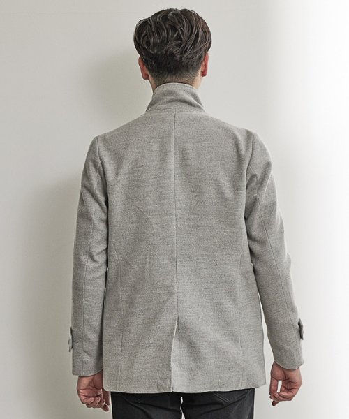 【EFFORTLESS】中空糸メルトンスタンドカラーブルゾン  KUE1403074168(10725円)