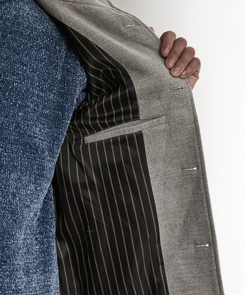 【EFFORTLESS】中空糸メルトンスタンドカラーブルゾン  KUE1403074168(10725円)