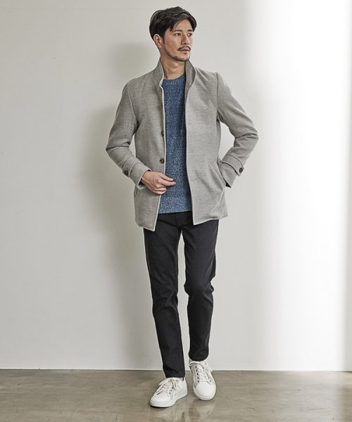 【EFFORTLESS】中空糸メルトンスタンドカラーブルゾン  KUE1403074168(10725円)