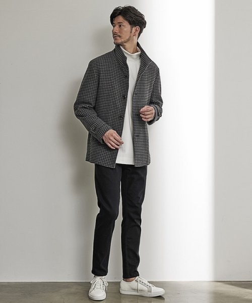 【EFFORTLESS】中空糸メルトンスタンドカラーブルゾン  KUE1403074168(10725円)