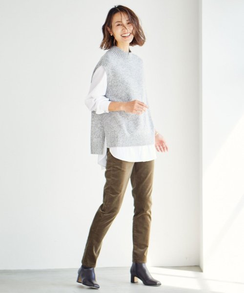 J.PRESS LADIES（LARGE SIZE）(J．プレス　レディス（大きいサイズ）)/【WEB限定カラーあり・洗える】AZALEA ニットベスト/img01