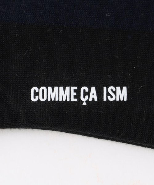 COMME CA ISM MENS(コムサイズム（メンズ）)/ブロッキング ボーダーソックス/img04