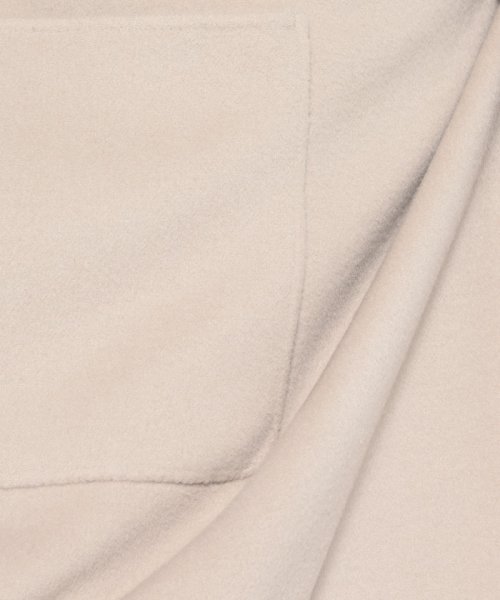 カシミヤ混リバーショールカラーコート 