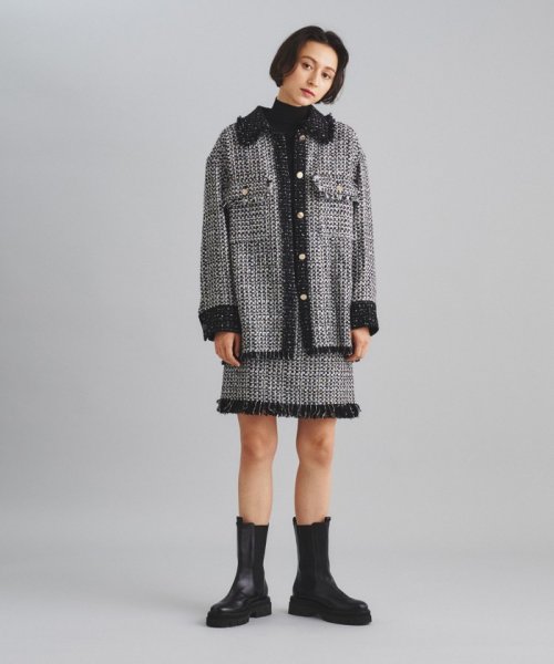 ツイードミニスカート 