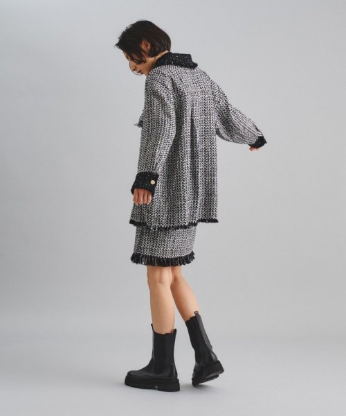 ツイードミニスカート 