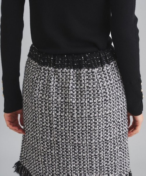 ツイードミニスカート 