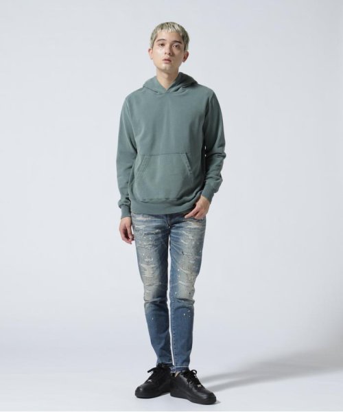 REMI RELIEF(レミレリーフ) SP加工裏毛パーカー REMI