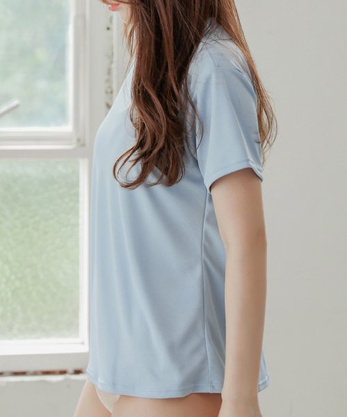 Lace Ladies(レースレディース)/水着Tシャツ体型カバー半袖シャツ/img15