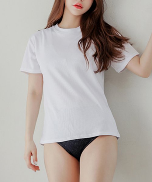 Lace Ladies(レースレディース)/水着Tシャツ体型カバー半袖シャツ/img24