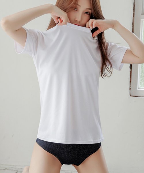 Lace Ladies(レースレディース)/水着Tシャツ体型カバー半袖シャツ/img25