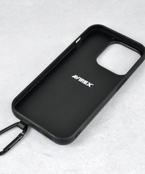 AVIREX(AVIREX)/スマホケース iPhone14 iPhone14Pro iPhone13 ブランド アヴィレックス AVIREX カード収納付き背面ケース 刺繍ロゴ/img09