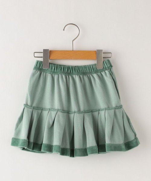 SHIPS KIDS(シップスキッズ)/The Animals Observatory:110～120cm / Green Velvet Bird Kids Skirt/img02