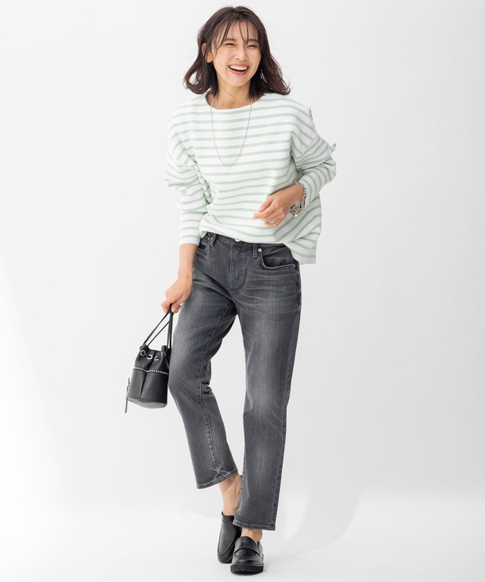23区DENIM ボーイフィット パンツ　CLASSY.掲載 グレー　38 CLASSY．6月号掲載／杏さん着用】23区DENIM