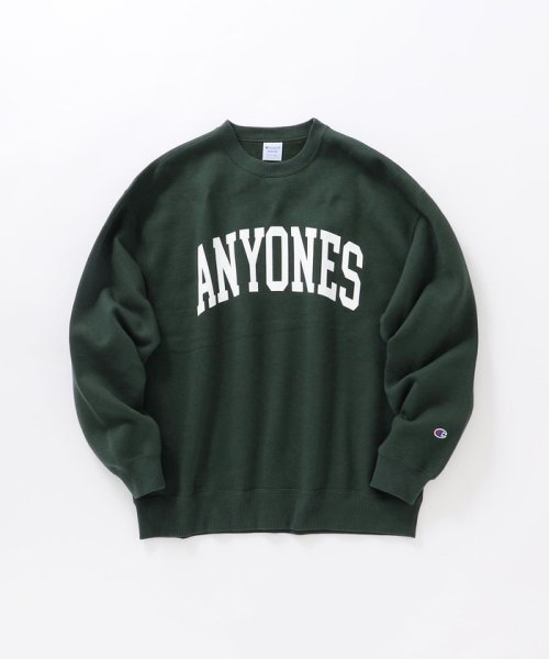 SHIPS any MEN(シップス　エニィ　メン)/【SHIPS any別注】Champion: ANYロゴ カレッジプリント クルーネック スウェット◇/img67