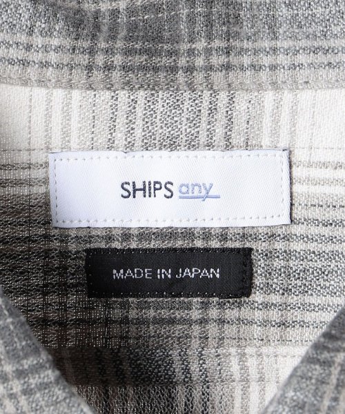 SHIPS any MEN(シップス　エニィ　メン)/SHIPS any: レギュラーカラー オンブレー チェック シャツ 長袖◇/img32