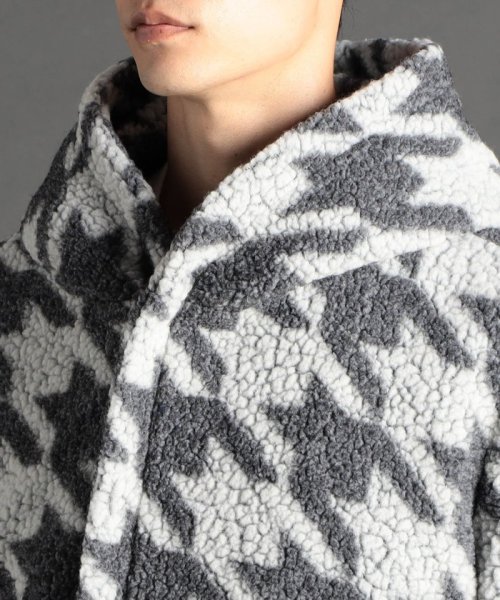 【ex/tra】LANIFICIO ROMA ボアフーディブルゾン ROMA LANIFICIO