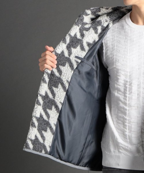 【ex/tra】LANIFICIO ROMA ボアフーディブルゾン ROMA LANIFICIO