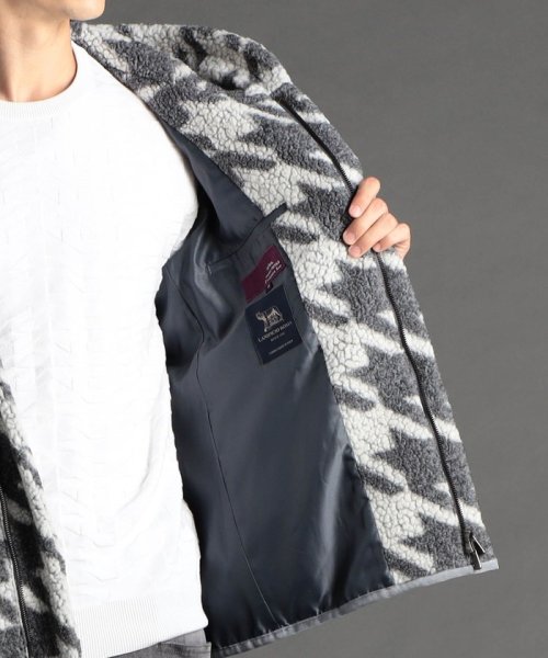 【ex/tra】LANIFICIO ROMA ボアフーディブルゾン ROMA LANIFICIO