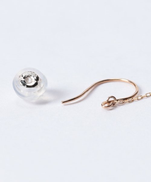 les bon bon(les bon bon)/【les bon bon / ルボンボン】blanc long pierce ブロン ロング ピアス 淡水パール 10金 ゴールド/img02