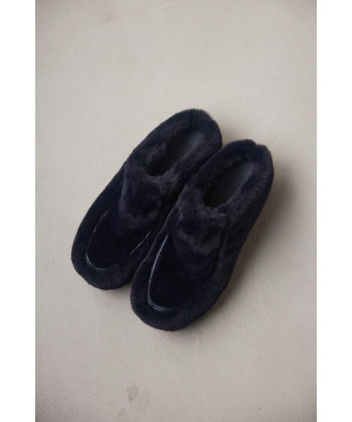 BLACK BY MOUSSY(ブラックバイマウジー)/fur slip－on shoes/img09