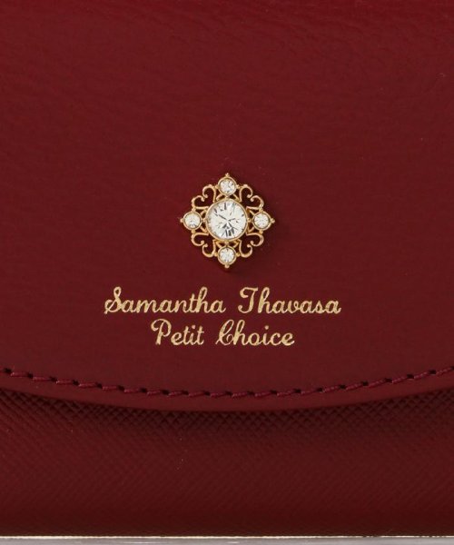 Samantha Thavasa Petit Choice(サマンサタバサプチチョイス)/ラインストーンハートモチーフ 口金折財布/img04
