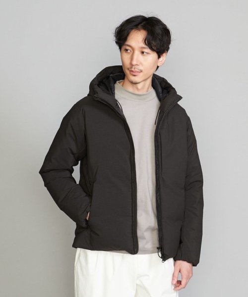 小松マテーレ リサイクル シャンブレー フード ダウンジャケット －700FP 撥水機能－ 小松マテーレ B89 W72 H88 ダウンジャケット KOMATSU