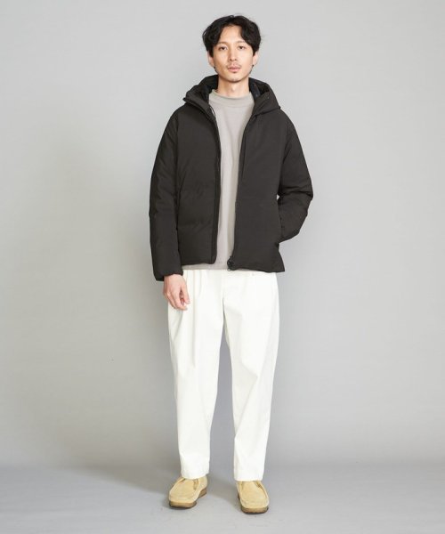 小松マテーレ リサイクル シャンブレー フード ダウンジャケット －700FP 撥水機能－ 小松マテーレ B89 W72 H88 ダウンジャケット KOMATSU